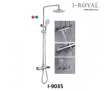 SEN TẮM ĐỨNG NÓNG LẠNH ĐỒNG THAU MẠ CROME I-ROYAL I-9035
