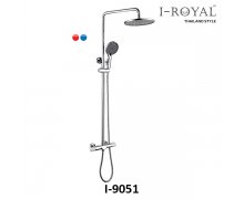 SEN TẮM ĐỨNG NÓNG LẠNH ĐỒNG THAU MẠ CROME I-ROYAL I-9051