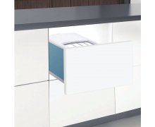 Thùng Đựng Gạo Âm Tủ - Gắn Cánh 1 Ngăn Grob RBD-300