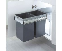 Thùng Rác Đôi Âm Tủ Grob GR-30