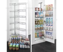 Tủ kho inox nan vuông mạ crom cao cấp cánh mở Eurogold EV445SQ