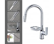 CTKM Vòi Rửa Chén Nóng Lạnh Dây Rút Cao Cấp B-Gem BG-V01