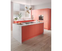 Nội thất bếp An Cường màu cam