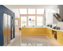 Nội thất bếp An Cường MDF cánh Melamin Vàng Tươi