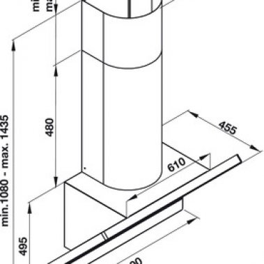 Máy hút mùi Iconic Häfele HH-WVG90A 535.82.203