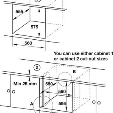 Lò nướng âm tủ Häfele HO-T60B 533.02.001