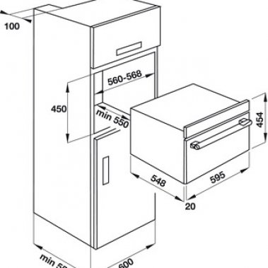 Lò vi sóng Iconic Häfele HO-KT45B 535.02.731