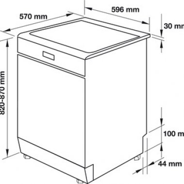 Máy rửa chén độc lập Häfele HDW-F60C