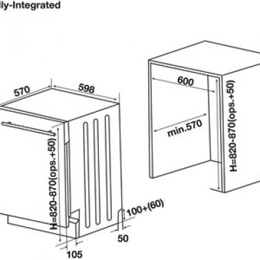 Máy rửa chén âm toàn phần Häfele HDW-FI60A 533.23.260