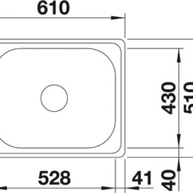 CHẬU RỬA CHÉN BÁT INOX HAFELE BLANCO - PLENTA 6 570.27.190