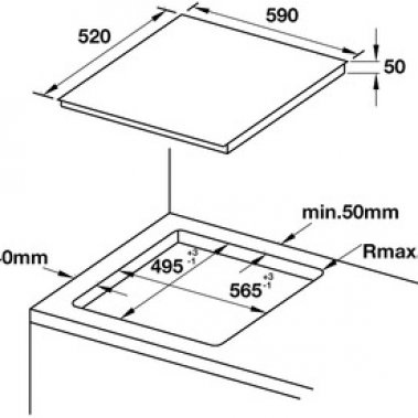 Bếp từ 4 vùng nấu Häfele HC-IF60A 536.01.871