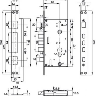 Khóa vân tay Hafele EL10K 912.05.314
