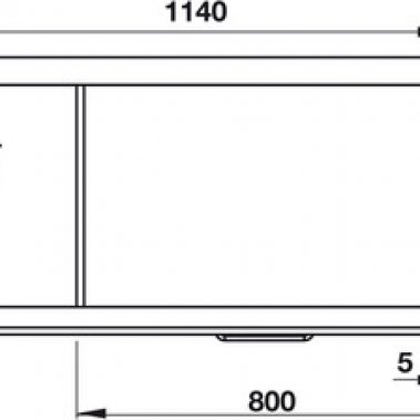 Chậu đá Hafele Blancozia 8S - MÀU XÁM 565.76.959