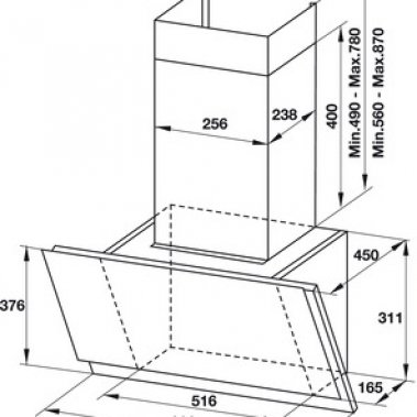 Máy hút mùi Häfele HH-WVS90A 533.86.003