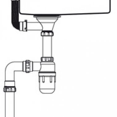 Chậu inox Hafele 880mm VALERIAN HS-SD8851 567.20.537
