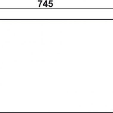 Chậu inox Hafele 785mm CLAUDIUS HS-SD7848 567.20.506