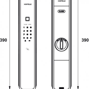 Khóa điện tử Hafele PP9000 912.05.693