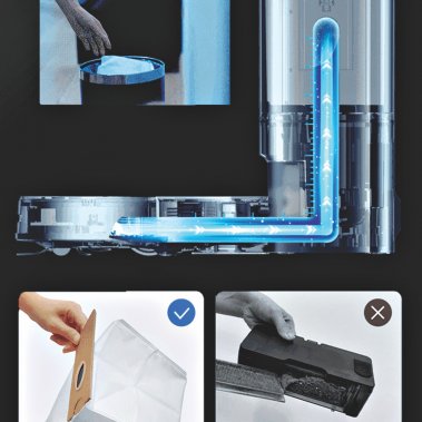 ROBOT HÚT BỤI TỰ ĐỔ RÁC HUBERT HB-A68 PLUS TRẮNG / ĐEN