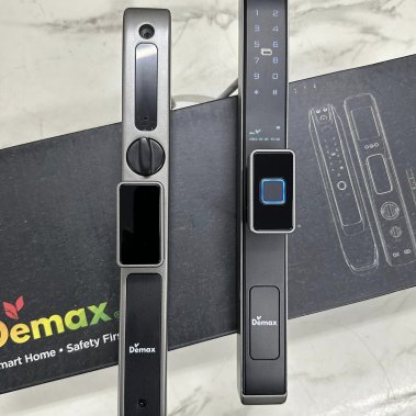 Khóa vân tay chống nước cửa nhôm xingfa, cửa sắt DEMAX SL588 SD - Cửa Lùa