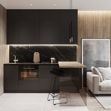 NỘI THẤT CĂN HỘ 30m² PHONG CÁCH HIỆN ĐẠI