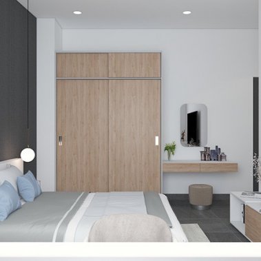 NỘI THẤT NHÀ PHỐ 02 - PHONG CÁCH HIỆN ĐẠI TONE TRẮNG XÁM KẾT HỢP VÂN GỖ