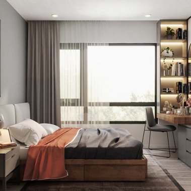  NỘI THẤT CĂN HỘ 74m²  - PHONG CÁCH HIỆN ĐẠI