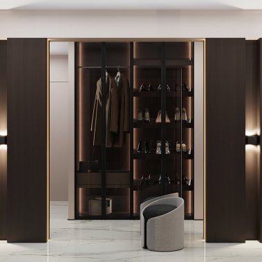 NỘI THẤT CĂN HỘ 58m² PHONG CÁCH HIỆN ĐẠI TONE NÂU