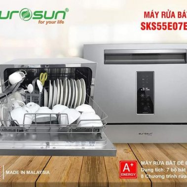MÁY RỬA BÁT EUROSUN SKS55E07EU