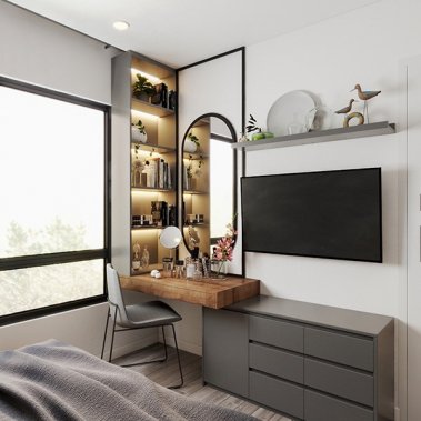  NỘI THẤT CĂN HỘ 74m²  - PHONG CÁCH HIỆN ĐẠI