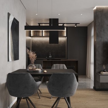 NỘI THẤT CĂN HỘ 71m² PHONG CÁCH HIỆN ĐẠI