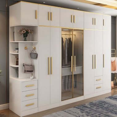TỦ QUẦN ÁO GỖ MDF CHỐNG ẨM