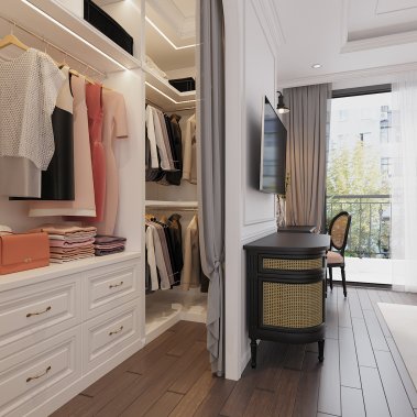 NỘI THẤT CĂN HỘ 120m² - PHONG CÁCH INDOCHINE