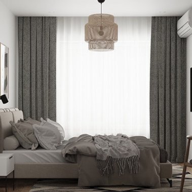 NỘI THẤT CĂN HỘ 50m² TONE XÁM KẾT HỢP VÂN GỖ