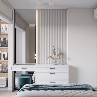 NỘI THẤT CĂN HỘ 16 - PHONG CÁCH HIỆN ĐẠI KẾT HỢP BÁN CỔ ĐIỂN