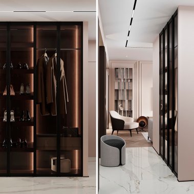 NỘI THẤT CĂN HỘ 58m² PHONG CÁCH HIỆN ĐẠI TONE NÂU