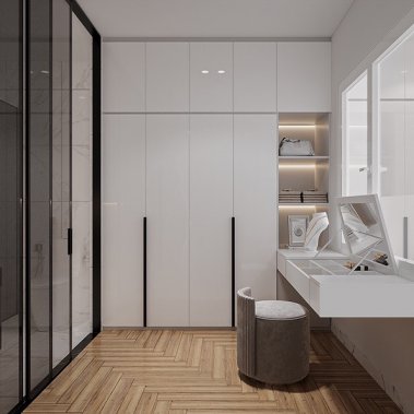 NỘI THẤT PHÒNG NGỦ 63 - PHONG CÁCH HIỆN ĐẠI TONE MÀU TRẮNG