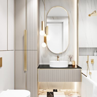 NỘI THẤT CĂN HỘ 50m² - PHONG CÁCH NEO CLASSIC (TÂN CỔ ĐIỂN)