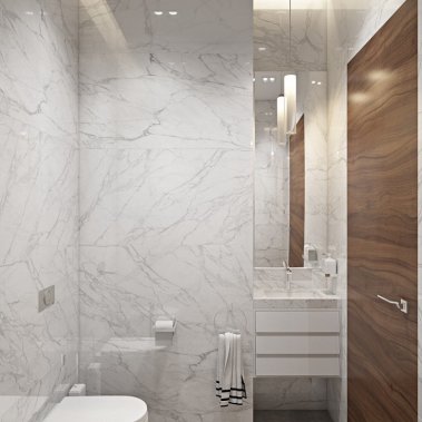 NỘI THẤT CĂN HỘ 121m²  PHONG CÁCH HIỆN ĐẠI