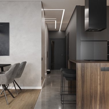 NỘI THẤT CĂN HỘ 71m² PHONG CÁCH HIỆN ĐẠI