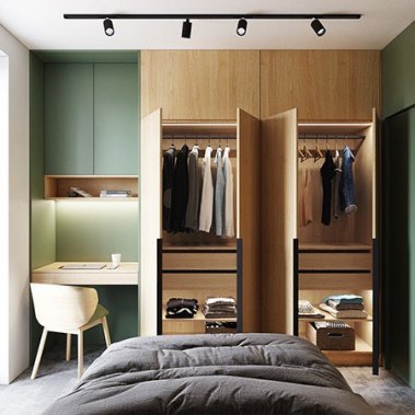 NỘI THẤT CĂN HỘ 43m² PHONG CÁCH HIỆN ĐẠI