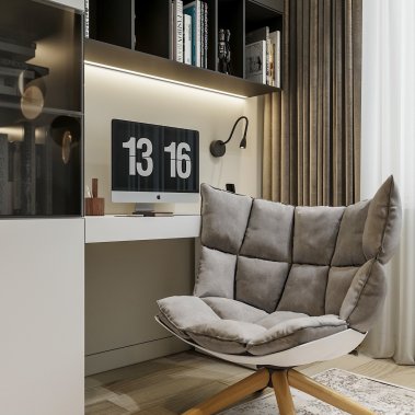 NỘI THẤT CĂN HỘ 61m² PHONG CÁCH HIỆN ĐẠI