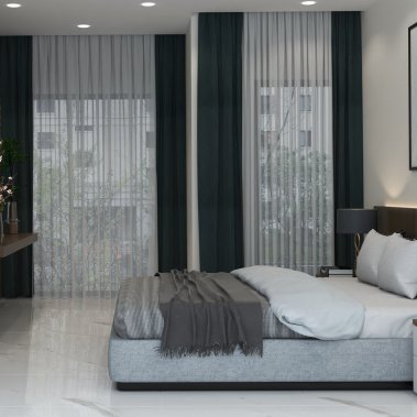 NỘI THẤT NHÀ PHỐ DIỆN TÍCH 6m x 20m - PHONG CÁCH HIỆN ĐẠI