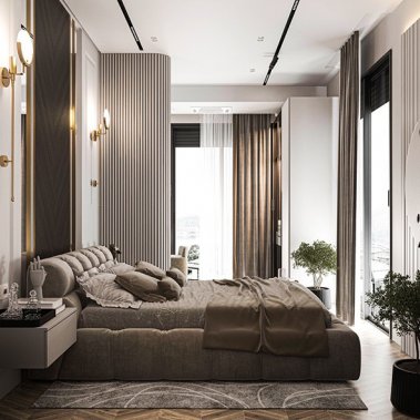 NỘI THẤT CĂN HỘ 1 PHÒNG NGỦ - PHONG CÁCH HIỆN ĐẠI