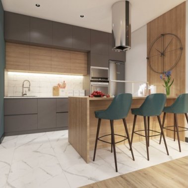 NỘI THẤT CĂN HỘ 55m² PHONG CÁCH HIỆN ĐẠI