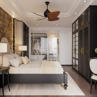 NỘI THẤT CĂN HỘ 120m² - PHONG CÁCH INDOCHINE