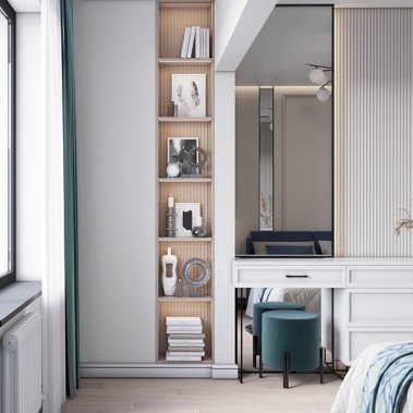 NỘI THẤT CĂN HỘ 16 - PHONG CÁCH HIỆN ĐẠI KẾT HỢP BÁN CỔ ĐIỂN