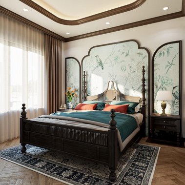 NỘI THẤT NHÀ PHỐ 12 - PHONG CÁCH INDOCHINE