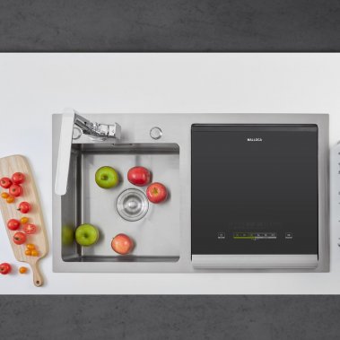 Máy rửa chén tích hợp Malloca WQP6-890F3