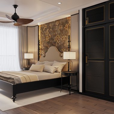 NỘI THẤT CĂN HỘ 120m² - PHONG CÁCH INDOCHINE