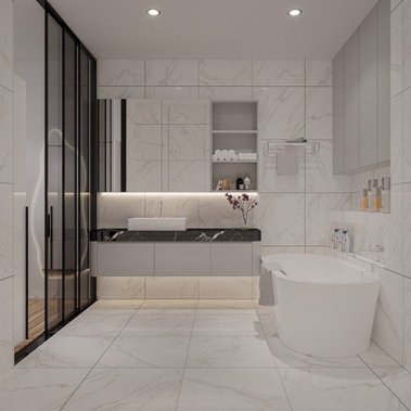 NỘI THẤT PHÒNG NGỦ 63 - PHONG CÁCH HIỆN ĐẠI TONE MÀU TRẮNG